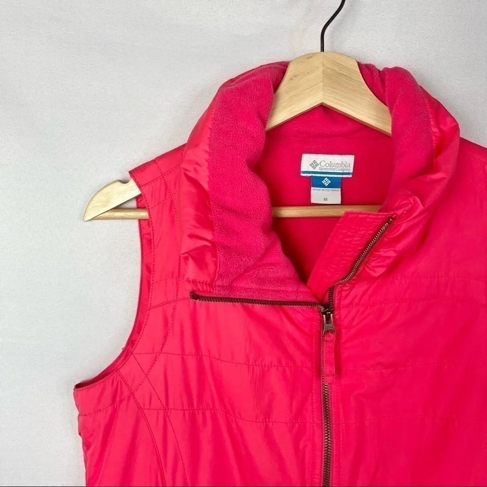 Columbia Hot Coral Pink Shining Light‎ II Vest M